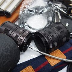 NIKOMAT ソフトケース　CANON　アングルファインダー　三脚　他　カメラアクセサリーまとめの画像