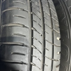 夏タイヤ145/80R13バリ目アルミホイール付4本セットの画像