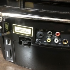 7インチDVDポータブルコンポの画像
