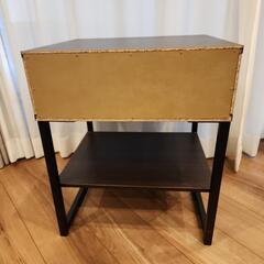 IKEA TRYSIL 引出し収納付 ベッド サイドテーブル 北欧の画像