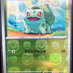 美品 ポケモン 151 御三家 ヒトカゲ&ゼニガメ&フシギダネ マスターボールの画像