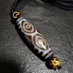 天然石🌿龍眼天珠🔹祈祷済み♢ネックレス♢ペンダント♢天然石 S-3の画像