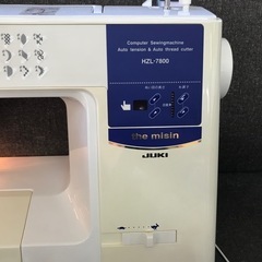 日本製★JUKI家庭用CPミシンHZL-7800★整備済の画像