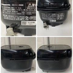 R465 ☀️ Panasonic IH炊飯ジャー 3.5合炊き 18年製 SR-KT068 ⭐ 動作確認済 ⭐ クリーニング済の画像