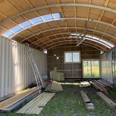 コンテナ２　倉庫　貸土地