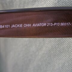 ★Ray-Ban  サングラス   RB4101 JACKIE OHH AVIATOR  213-P13    56□17-139    美品の画像