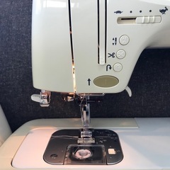 日本製★文字模様★JUKI家庭用CPミシンHZL-T8100★整備済の画像