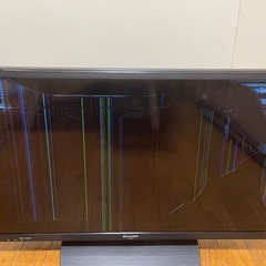 【ジャンク】AQUOS 32V型 画面割れの画像