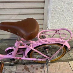 a.n.design works 16インチ 子供用自転車 ピンクの画像