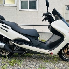 北海道　ヤマハ　コマジェ125  外装美品！走行少ない！タイヤ前後山あり！バッテリー付き！書類付き！の画像