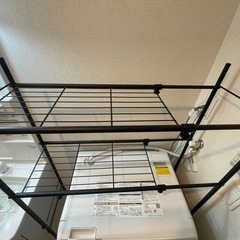 洗濯機上収納ラックの画像