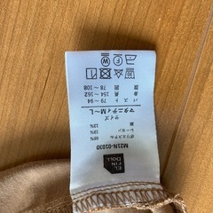 ノースリーブ ブラウンシャツ　マタニティワンピース M-Lの画像