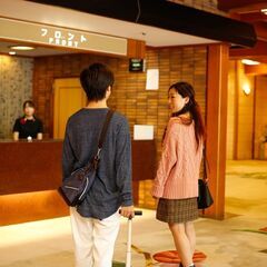 旅館のフロント業務の画像