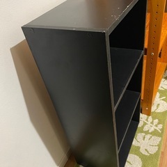 カラーボックス　黒の画像