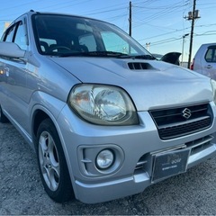 【支払総額14.8万円】激安マニュアル車！Keiスポーツ4WD車検令和9年7月ターボ社外マフラーミラーヒーター機関良好エアコンOKの画像
