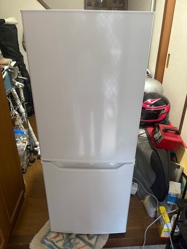 7月中旬購入 短期間使用 山善冷蔵庫 139L 2ドア冷蔵庫ファン式 MFR-F140(W)