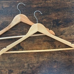 木製ハンガーの画像