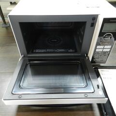 【JM9942】美品♪ TOSHIBA 東芝 庫内フラット オーブンレンジ ER-S18-W [18L] 角皿付きの画像
