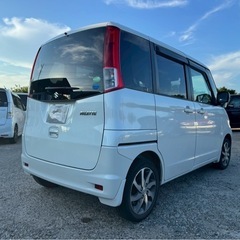 【支払総額12.8万円】h24年式 パレット 車検令和9年7月 人気のパール色 AA評価4点 修復歴なし 両側パワスラ 機関良好 内外装良好の画像