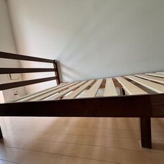 ニトリ　シングルベッドフレームの画像