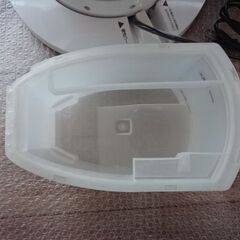 中古美品☆YAMAZEN 山善 Cooling Fan スリム冷風機 GCR-F45 首振り機能/水タンク着脱式/タイマー/キャスター付/ホワイトの画像