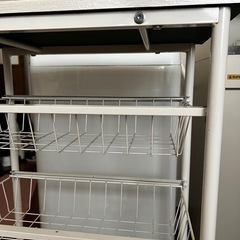 キッチンワゴン 3段 の画像
