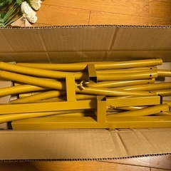 ウェディング高砂席装飾用リング&ホワイトベールの画像