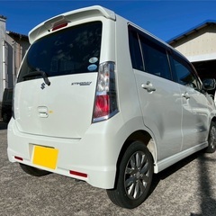 低走行5万キロ台☆特別仕様車☆月々9千円〜分割払い可‼️ 車検2年付き！【名義変更代込み】☆スズキ ワゴンRスティングレー☆Bluetoothナビ付き☆走行中DVD見れます☆ETC付き☆プッシュスタート☆ドライブレコーダー付きのフル装備☆純正アルミ☆事故修復歴無し☆そのまま乗って帰れます！の画像