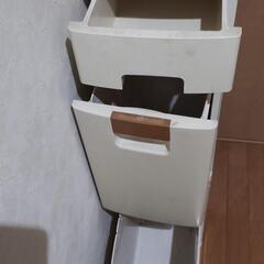キッチン収納棚　プラスチックの画像