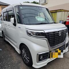 美車！スズキ　スペーシアカスタム！マイルドハイブリッド！の画像