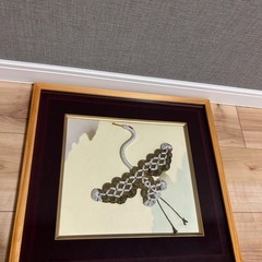 五円玉で手作り鶴お飾りの画像