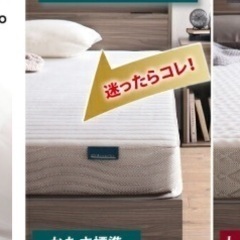 【再募集】コイルマットレス付きシングルベッド（カラー:ウォールナット）【再募集…取引中の方が連絡取れなくなってしまった為】の画像