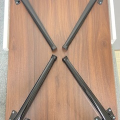 新品 ローテーブル 折りたたみ机 ブラウンの画像