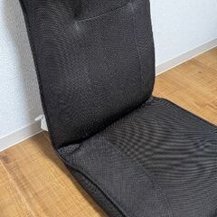 ニトリ 背筋が伸ばせる座椅子 トラット ブラウン　リクライニングの画像