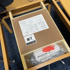 木製正方形テーブル(こたつ)の画像