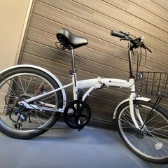 City-crews CC10 自転車折りたたみ自転車 20インチ 6段変速前後泥除け軽量小型 46T フロントスプロケットの画像