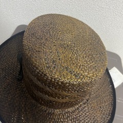 未使用ヴィンテージ カンカン帽の画像