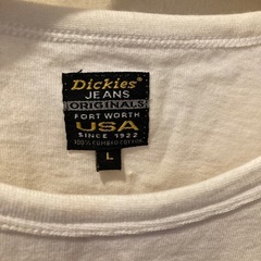 美品　Dickies USA ナンバー22プリント Tシャツ Lサイズの画像