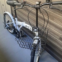 City-crews CC10 自転車折りたたみ自転車 20インチ 6段変速前後泥除け軽量小型 46T フロントスプロケットの画像