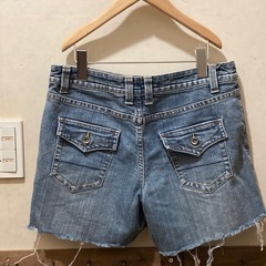 cardin デニムショートパンツ ブルー　4の画像