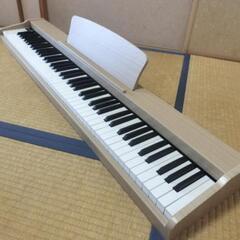 ☑︎ご成約済み■特価■Carina 電子ピアノ 88鍵盤 キーボード 木製デザイン MIDI対応 (オークベージュ）LF-0088の画像
