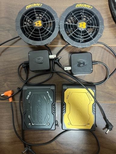 バートル22V セット 空調服 売れました