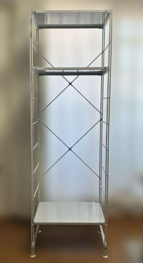 無印良品　スチールユニットシェルフ 大 グレー