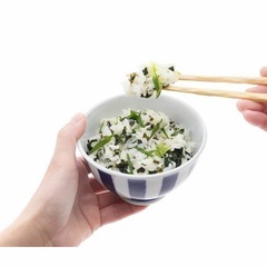 波佐見焼　藍丸紋　軽量お好み丼トリオセットの画像