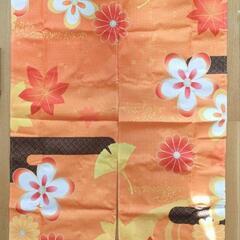 のれん バンクシー おしゃれ 紅葉 もみじ 秋 間仕切り 遮光 85x120cmの画像