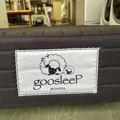 【リサイクルショップ ピカソ 小松原】🛏️✨【goosleeP／SAKODA（サコダ）】脚付きマットレスベッド（シングルサイズ）ブラック✨‼️★5265★の画像