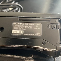 SONY HDR-CX485 ビデオカメラ ソニー 機能良好の画像