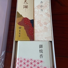 ろうそく　線香セットの画像