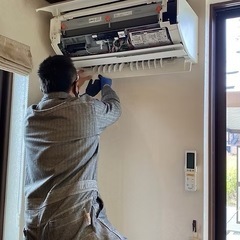 エアコン工事、ガス点検・補充　クリーニング
