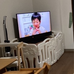 ベビーサークルあげます！（テレビ台がすっぽり守れる）の画像